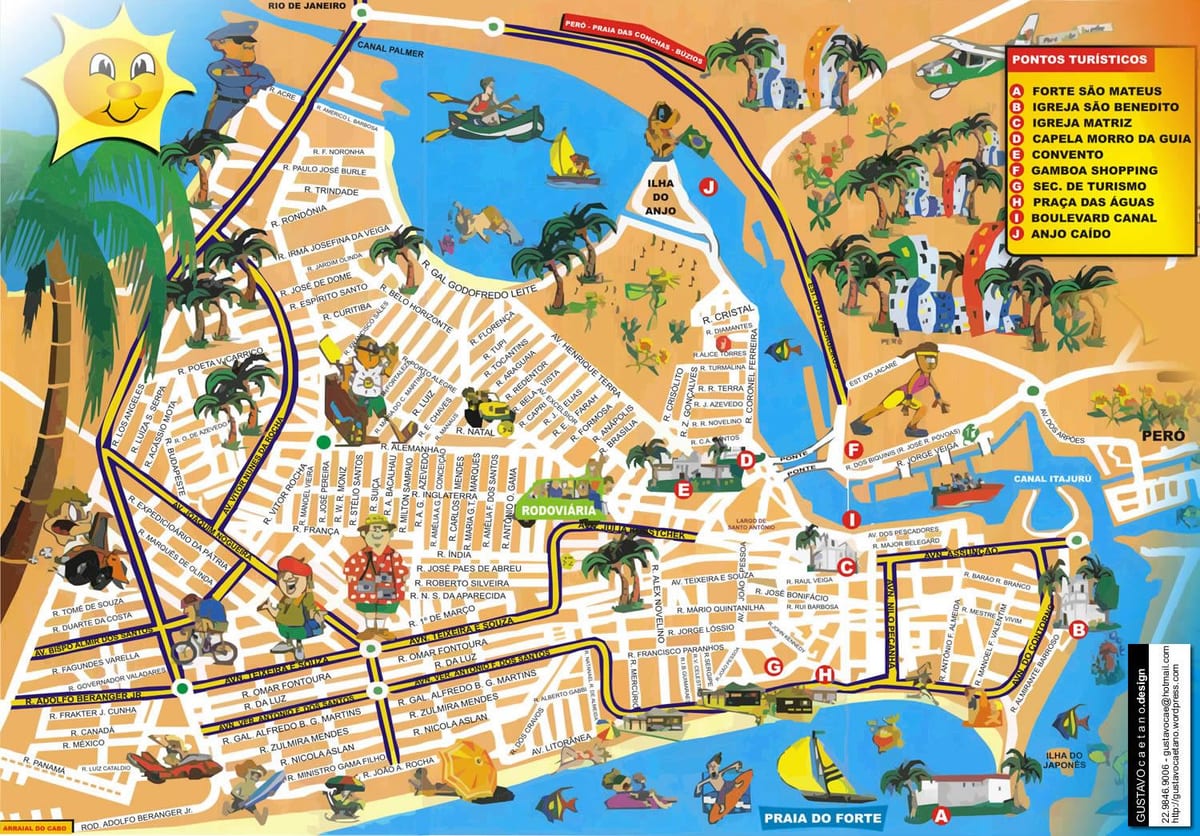 mapa Rio de Janeiro cruise port