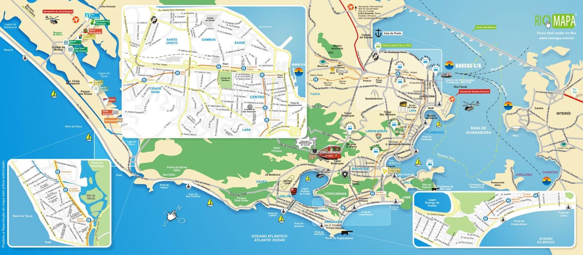 mapa pre Rio de Janeiro