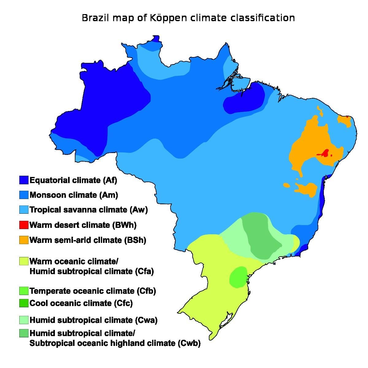 mapa Rio de Janeiro počasie