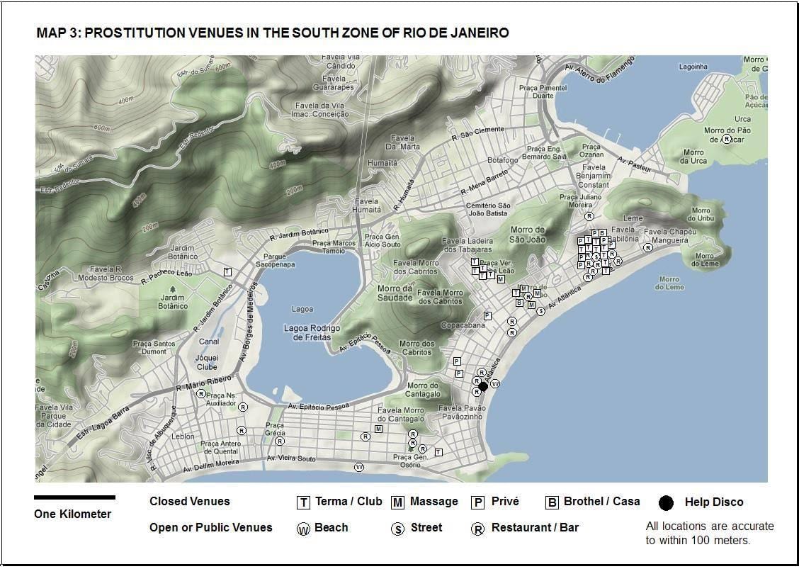 mapa Rio de Janeiro "red light district"